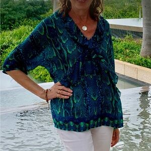 Roberto Cavalli silk top size 44